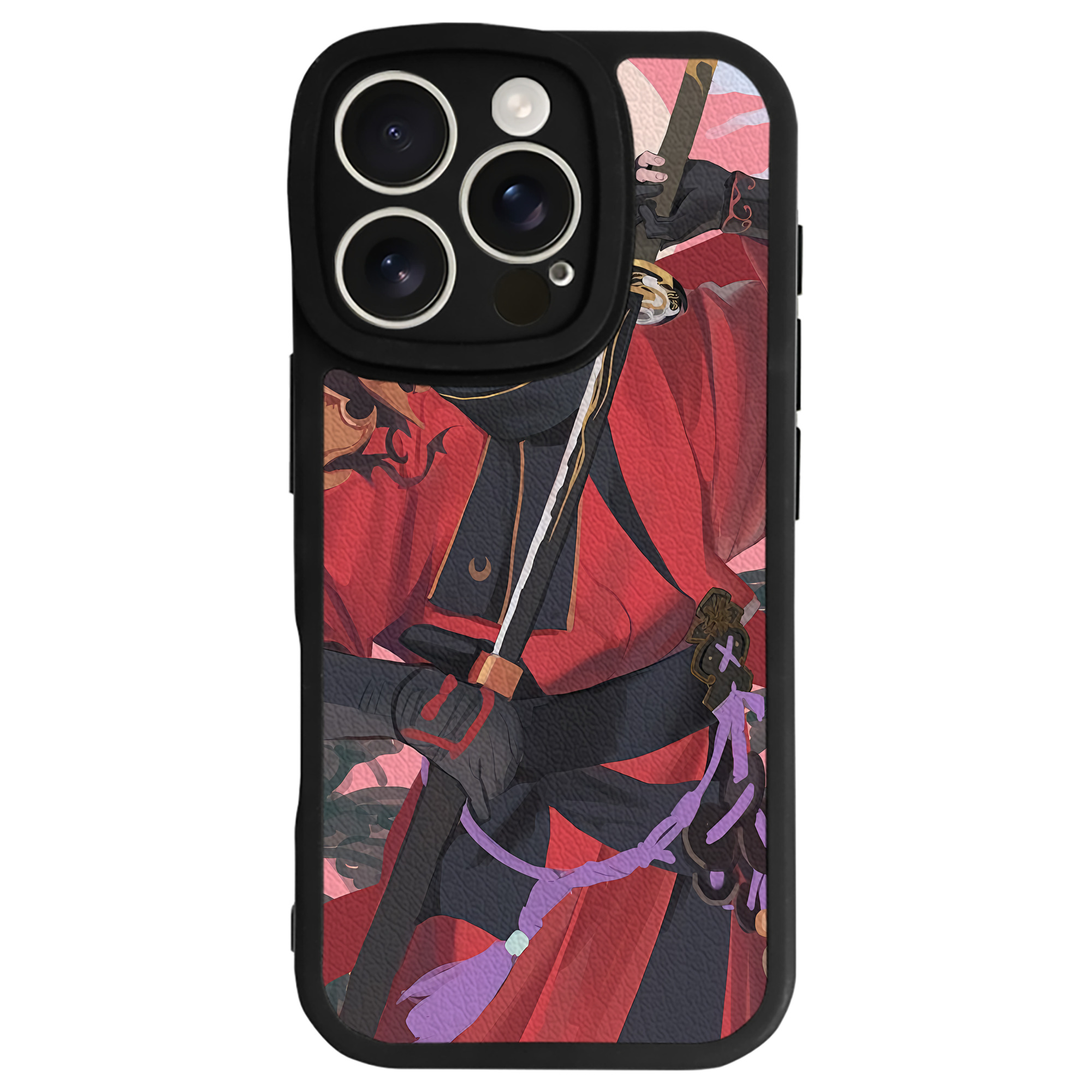 （画像用） 刀剣乱舞 Touken Ranbu 【iPhone 16シリーズ対応】シリコンスマホケース（レザー調） 材質：シリコン